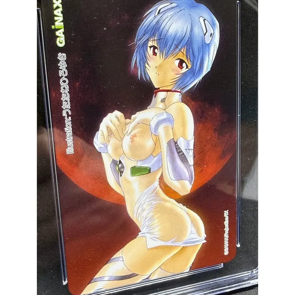 2000 Rei Ayanami Evangelion Phone Card CGC 8.5 Summer Set Ver.F Comiket 58 NTT